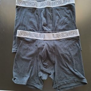 2x Under Armour Boxer Briefs Underwear - M